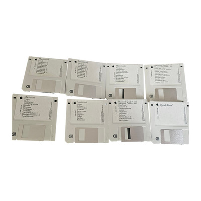 Apple Macintosh Vintage System Software Disks Classic Collection Set