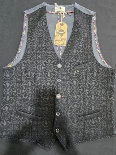 Garry's Earth Vest Handcrafted Made In Italy Size M Cod.27 - product listing photo