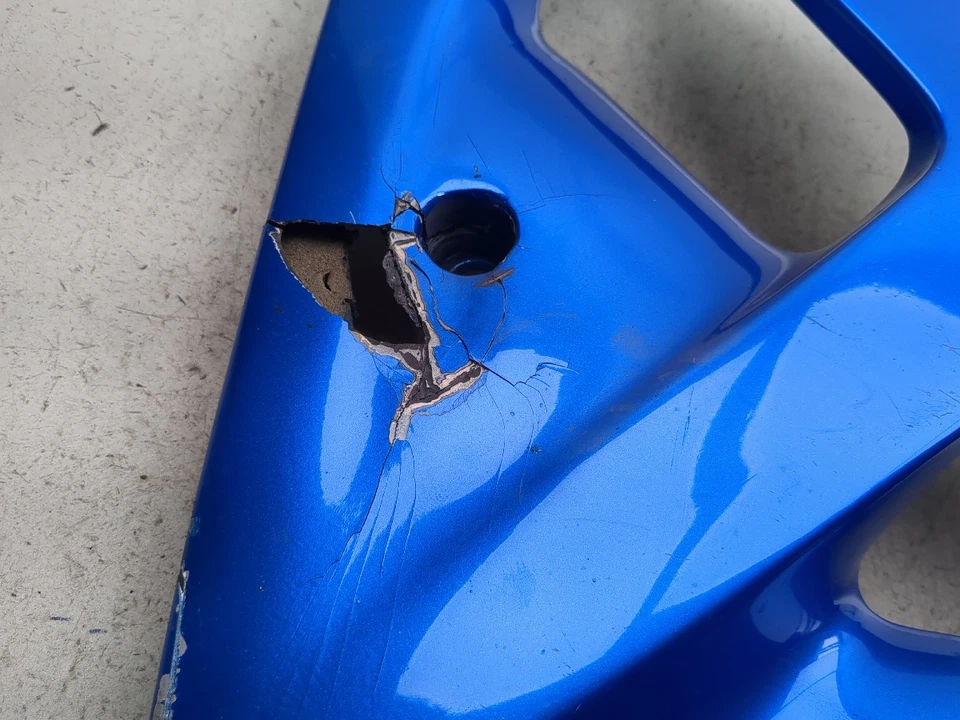 00-02 Kawasaki Ninja ZX6R ZX6 Right Side Mid Fairing Cover Panel - Image 4 of 4