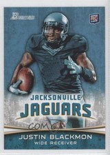 2012 Bowman Justin Blackmon (Green Jersey) #130 1u7