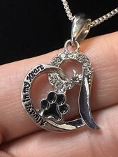 Always In My Heart Necklace Pet Memorial Heart Pendant Necklace