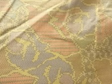 7716579: JAPANESE KIMONO / ANTIQUE KIMONO / SILK / OSHIMA TSUMUGI / WOVEN ABSTRA