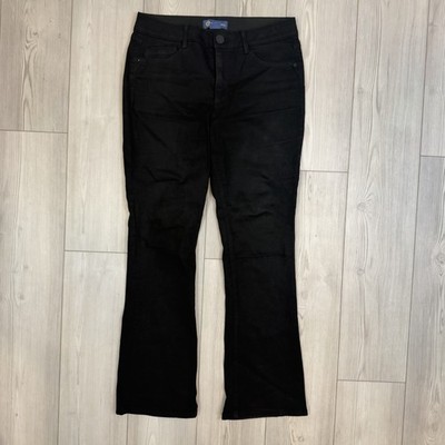 Womens Ab Solution Itty Bitty Bootcut Jean Democracy Denim Black 12x32