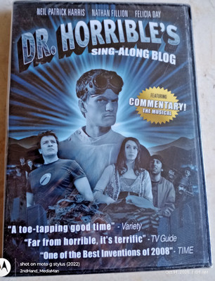 NEW SEALED 2008 DR HORRIBLES SING ALONG BLOG DVD NEIL PATRICK HARRIS NPH
