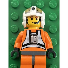 Lego Rebel Pilot Y-Wing (Jon &lsquo;Dutch&rsquo; Vander, Gold Leader) Minifigure #sw0333a