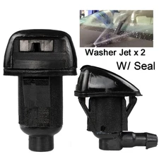 x2 For Toyota Sienna 85381AE020 Windshield Wiper Jet Washer Nozzle Water Spray