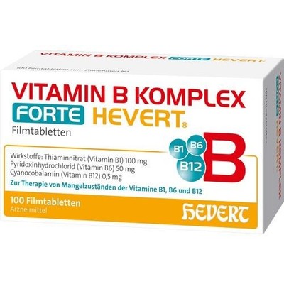 VITAMIN B KOMPLEX forte Hevert Tabletten 100 St. PZN 05003931