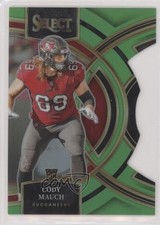 2023 Panini Select Premier Level Neon Green Prizm Die-Cut 74/499 Cody Mauch bn5