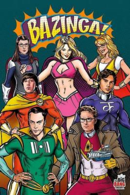 The Big Bang Theory: Superheroes - Maxi Poster 61 x 91,5 cm neu und versiegelt