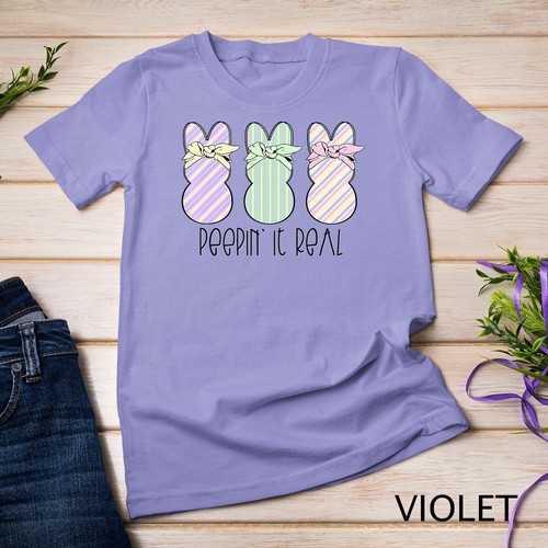 Camiseta Unisex Real de Conejos de Pascua para Easter Peepin' It - Imagen 14 de 15