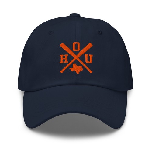 Houston Baseball Bats Retro Astro Baseball Hat Dad Cap - Picture 4 of 11
