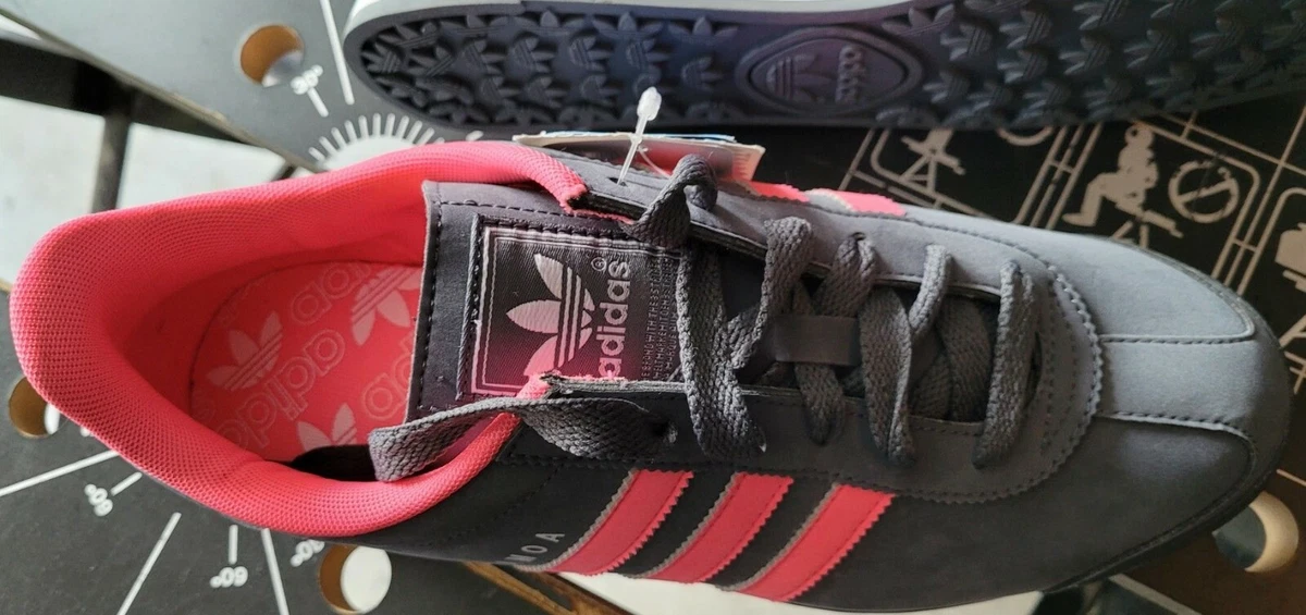 adidas samoa black and pink