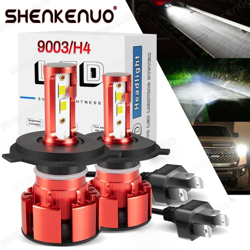 2PCS H4 9003 LED Headlight Bulbs Car & Truck Hi&Low Dual Beam Kit 6000K