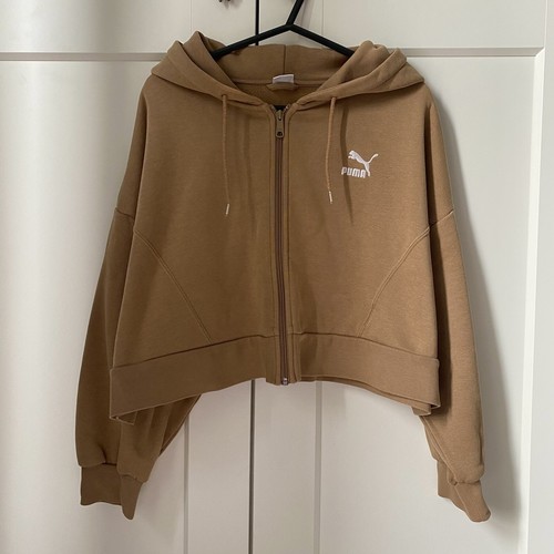 Puma Boxy Cropped Zip Hoodie, Größe S