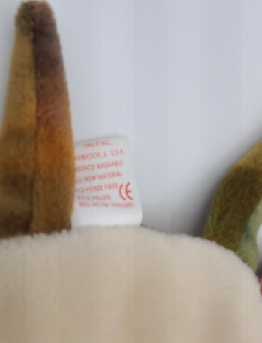 Claude"" cangrejo Ty Beanie Baby Retirado - pellets de PVC raros etiqueta limpia 1996 - Imagen 4 de 5