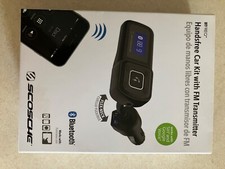 Handsfree Car Kit with FM Transmitter. Brand new. Never been opened. 