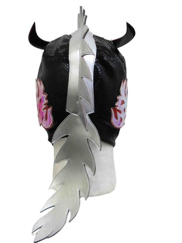 Máscara de Lycra Luchador Lucha Libre Mexicano Grado Profesional Dragon Lee - Imagen 4 de 6