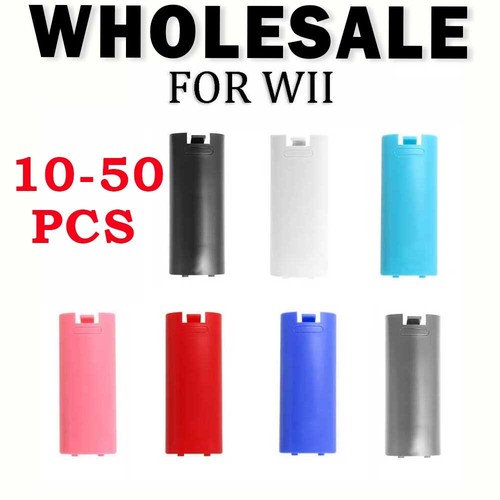 LOT 10-50Pcs Replacement Battery Cover Shell Case Clip For Wii Remote Controller - Picture 1 of 40