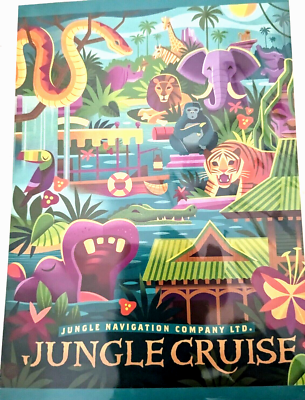 Disney Gallery Jungle Cruise Art Card, NEW | eBay