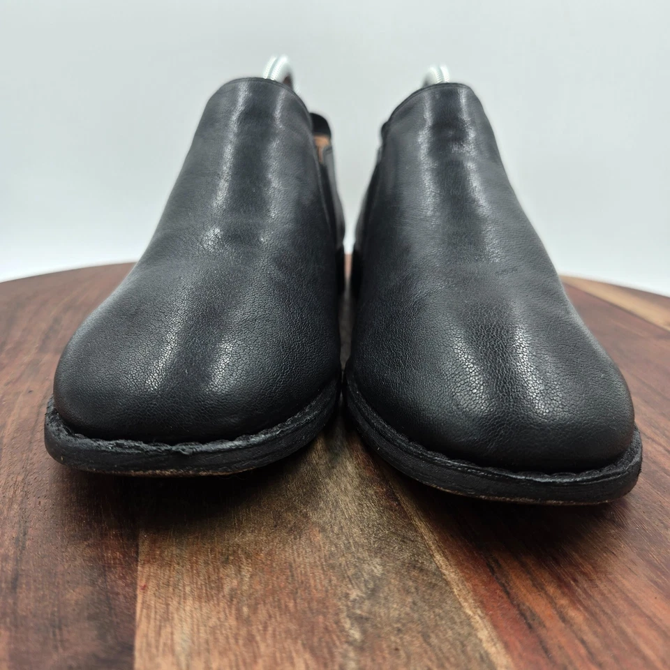 Botas Gentle Souls Essex Mujer 9.5M Cuero Negro Cómodas Chelsea Botín Pull On Foto 2 de 4