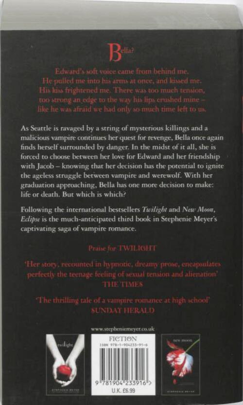 Thumbnail - Eclipse Stephenie Meyer Taschenbuch Twilight Saga 559 S. Englisch 2008