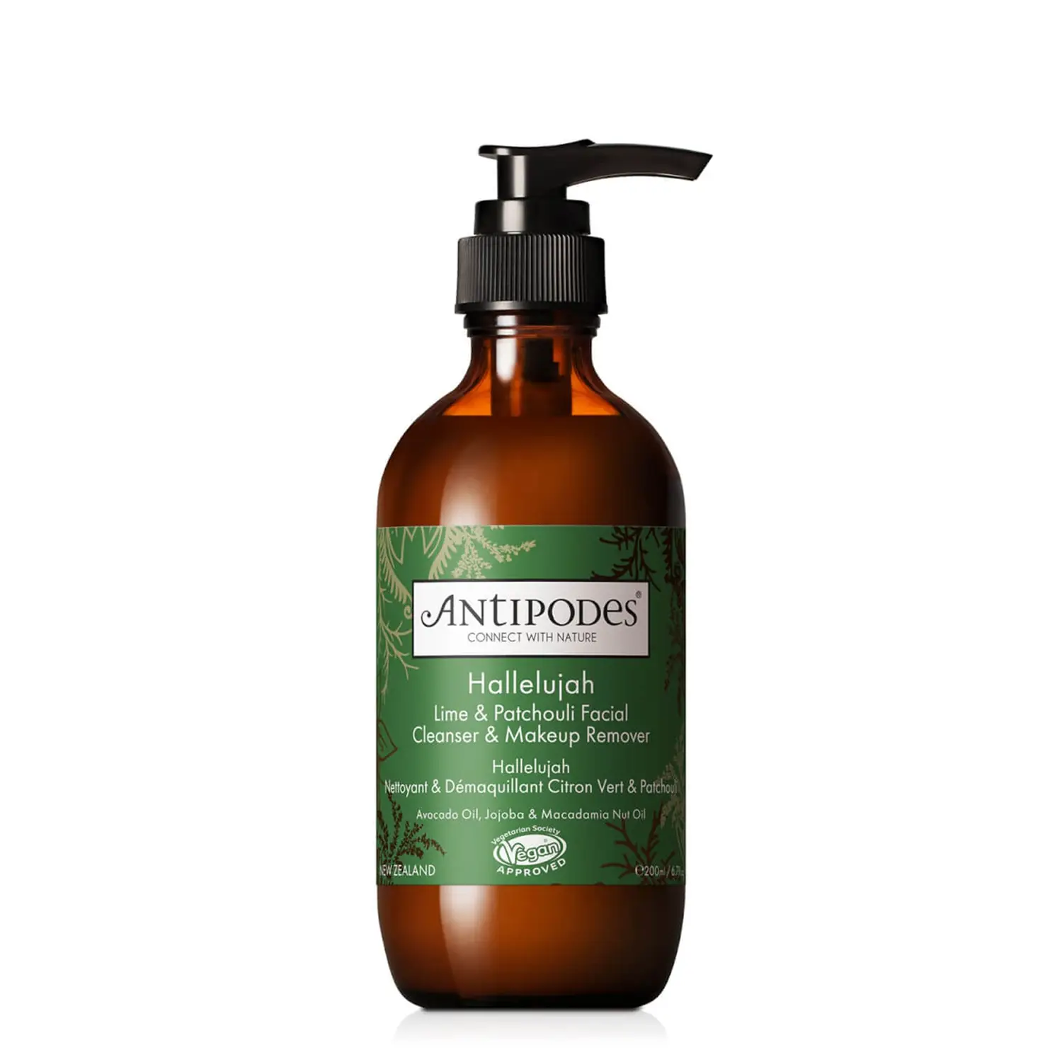 Antipodes Hallelujah Lime & Patchouli Cleanser & Makeup Remover 200ml