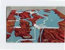 Postcard St. Lawrence Seaway and Power Project Cornwall Ontario Canada