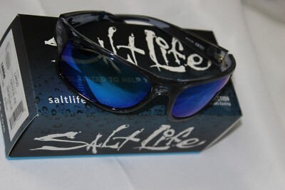 Salt Life Largo Crystal Indigo Smoke Blue Sunglasses $169 Salty Authentic New