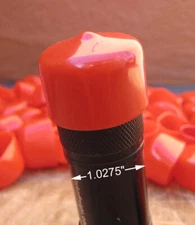 10pcs Red Vinyl Caplugs Cap Plugs 1" I.D.x 0.85" Length Round Pipe End Cap Cover