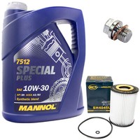 MotoröL ÖLfilter SH4045L 10W30 5Liter + ÖLablassschraube FüR Mercedes W203 W211