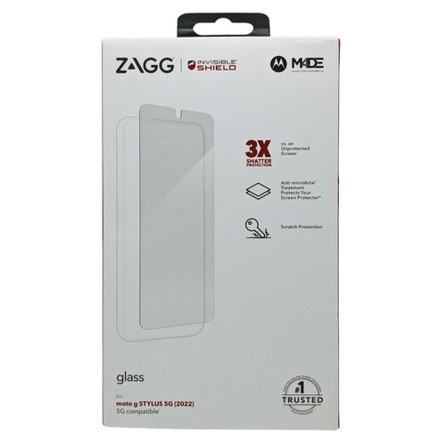 Motorola Moto G Stylus 5G 2022 Phone Glass Screen Protector Tempered ZAGG