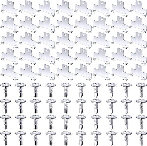 40Pcs Recessed Light Clips, Metal Retrofit C Clips with Screws for Downlights, S - Picture 10 of 12