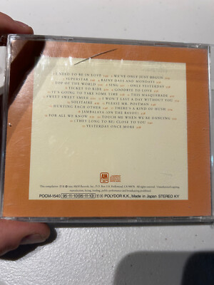 THE CARPENTERS Twenty-Two Hits JAPAN EDITION CD A&M POCM-1540 | eBay