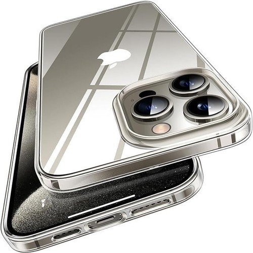 Clear Case for Apple iPhone 16 Pro Max 16 Plus 15 Shockproof Silicone TPU Cover - Picture 4 of 12