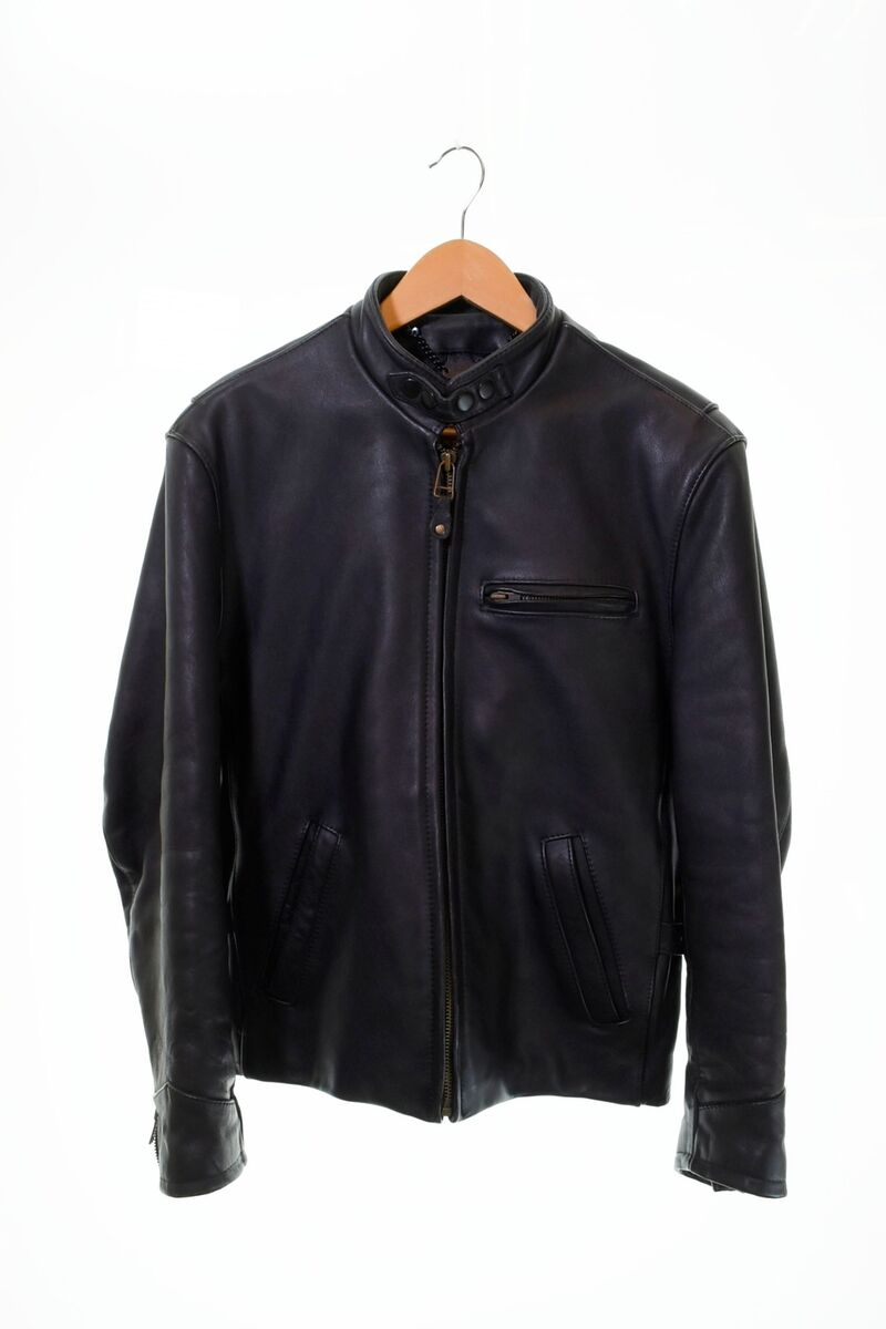 Harley Davidson Single Rider Jacket Black 38 Plain 103Mt-609 Harley Davidson Single Rider Jacket Black 38 Plain 103Mt-609