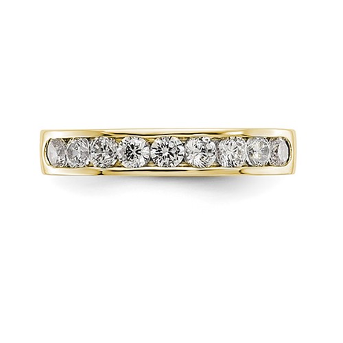 0.55 Carat Wedding Ring Band selectable 14K White, Yellow or Rose Gold Channel - 第 23/33 張圖片