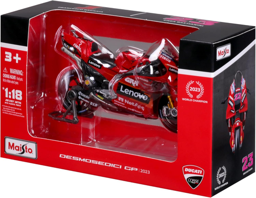 B 36396 Maisto - Ducati Lenovo Team 2023 #1 (F. Bagnaia) -1:18 - Foto 2 di 12