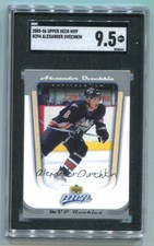 2005 UD MVP Alexander Ovechkin RC #394 SGC 9.5 MINT+