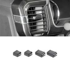Carbon Fiber Console Air Conditioner Vent Cover Trim Decor For Ford F150 2021+
