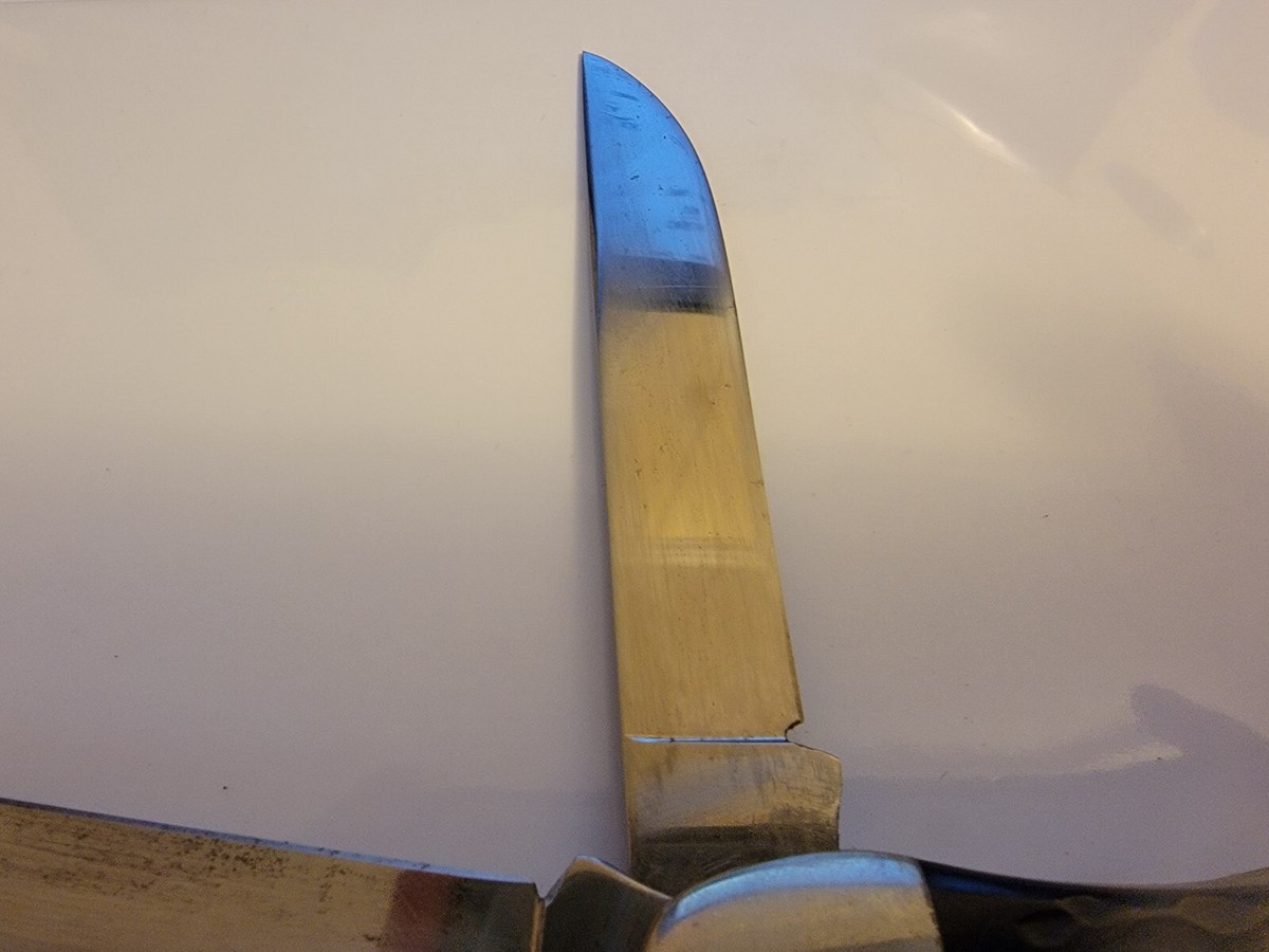 【レア】バステッド Case XX 6265 SAB Folding Hunter Knife, 1976, Jigged Wooden