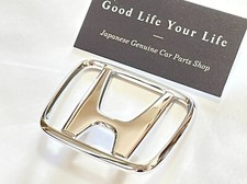 Honda 97-01 Prelude Chrome Front Bumper Rear Trunk Emblem Genuine Japan Oem Jdm