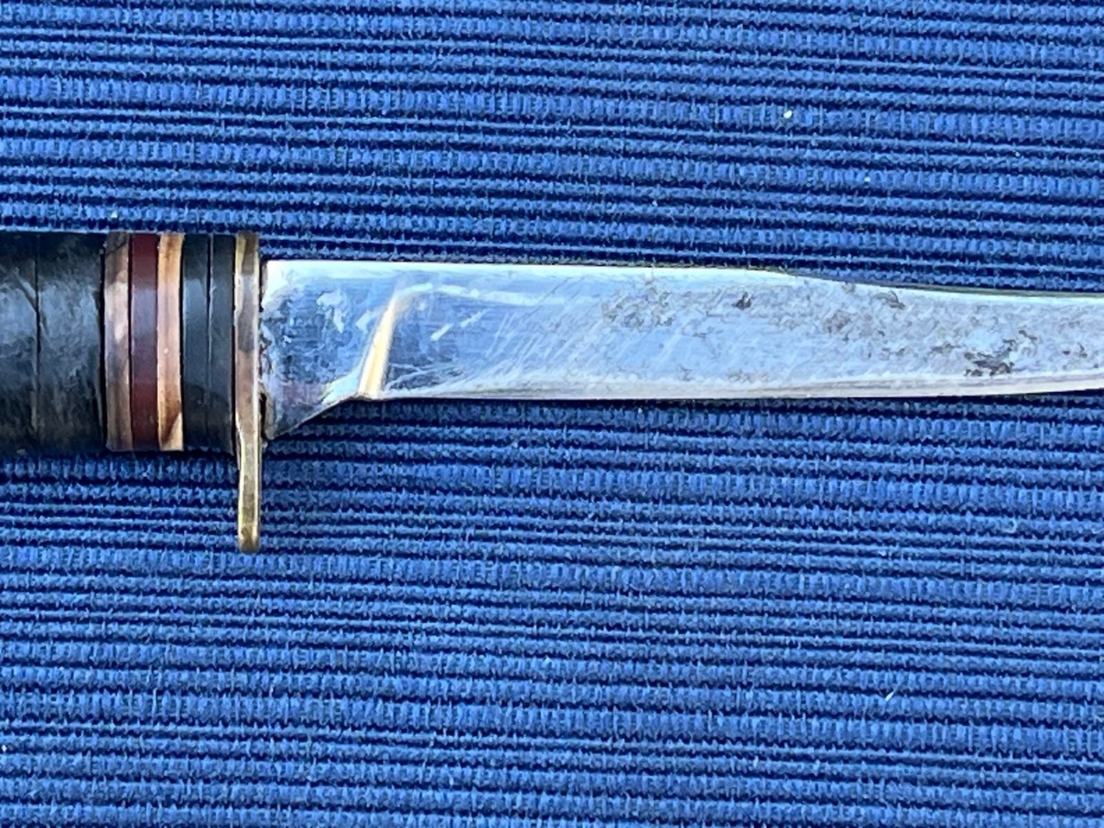 Vintage Small Kabar 1224 Leather Handle Trout Knife No sheath eBay