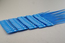 (50) TeraLock 400mm L Stainless Steel Locking Jaw Security Pull Tight Seal Strap