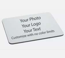 Custom Printed Mouse Pad Personalized Photo, logo, design Add Your Own Image