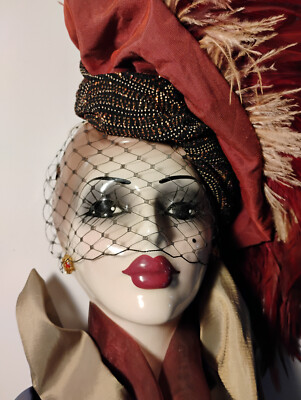 Unique Creations Lady Face Mask Wall Hanging Decor