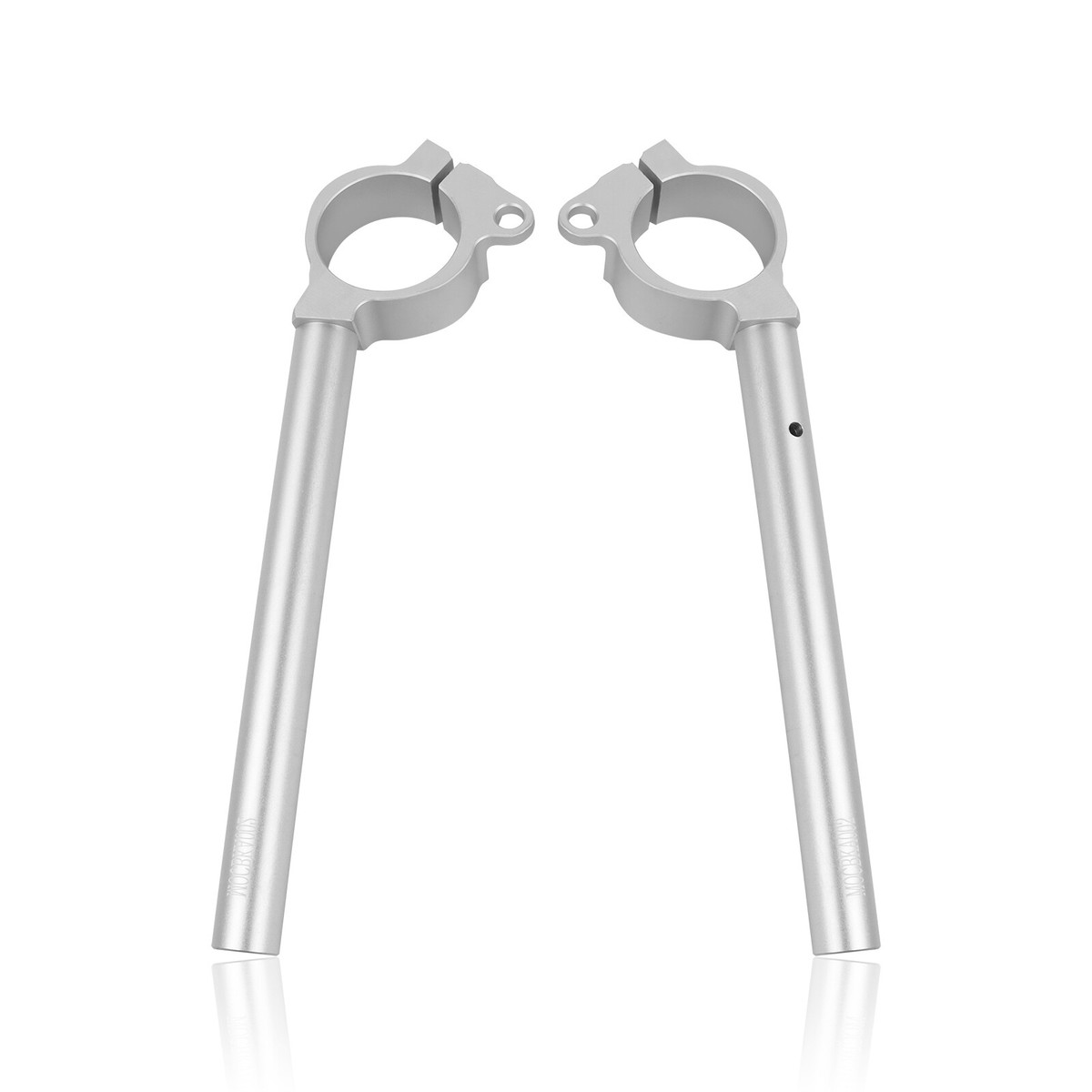 Silver Handlebar Handle Bar Clip On For Kawasaki Ninja ZX-10R