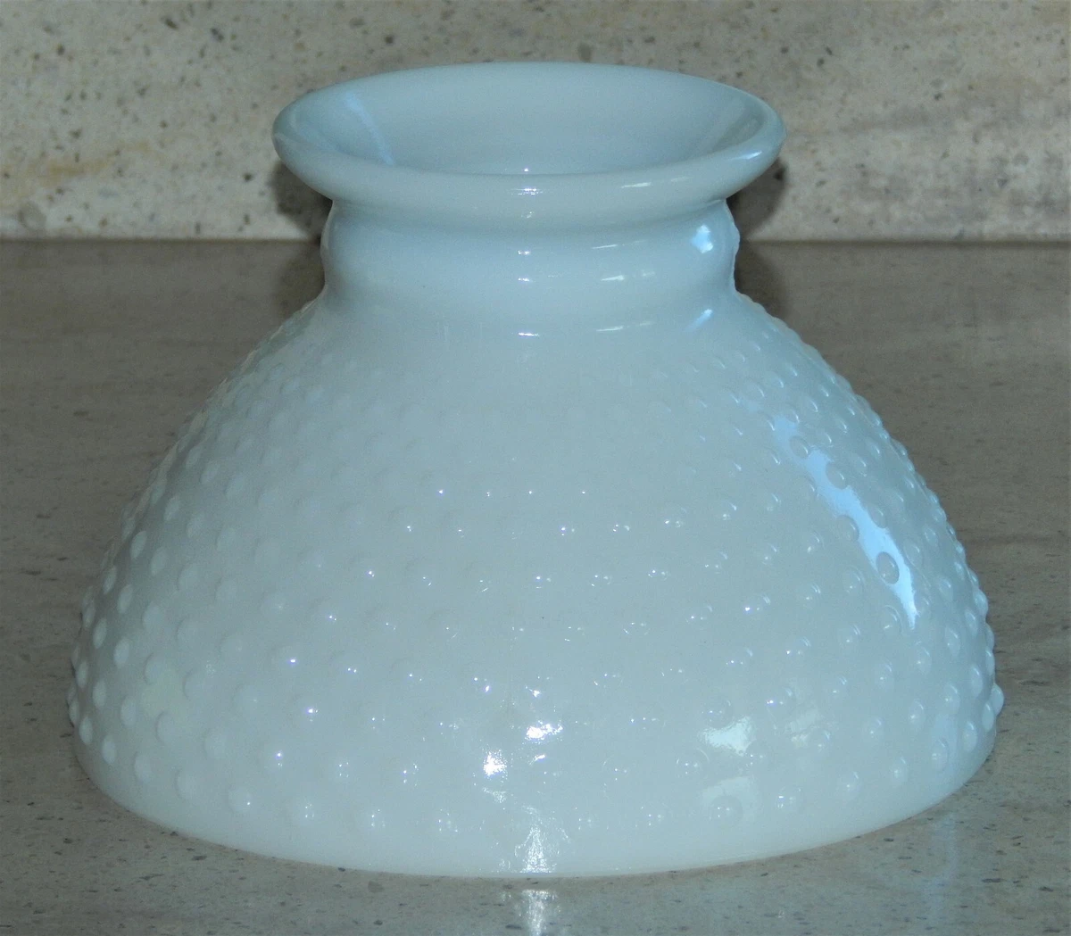 Vintage White Milk Glass Hobnail 8