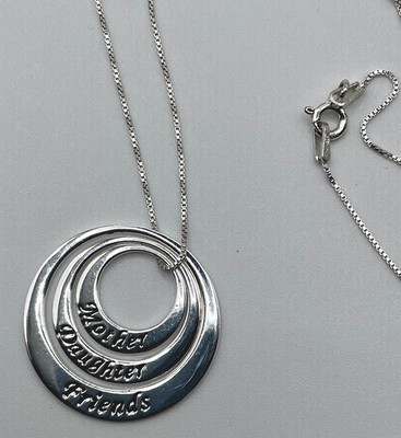 Kohlâs Sterling Silver Necklace Mother Daughter Friend NWT 845105064010 | eBay