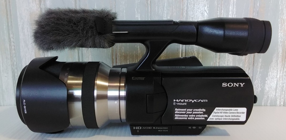 Sony Digital Hd Camcorder Recorder With Interchangeable Lens Nex