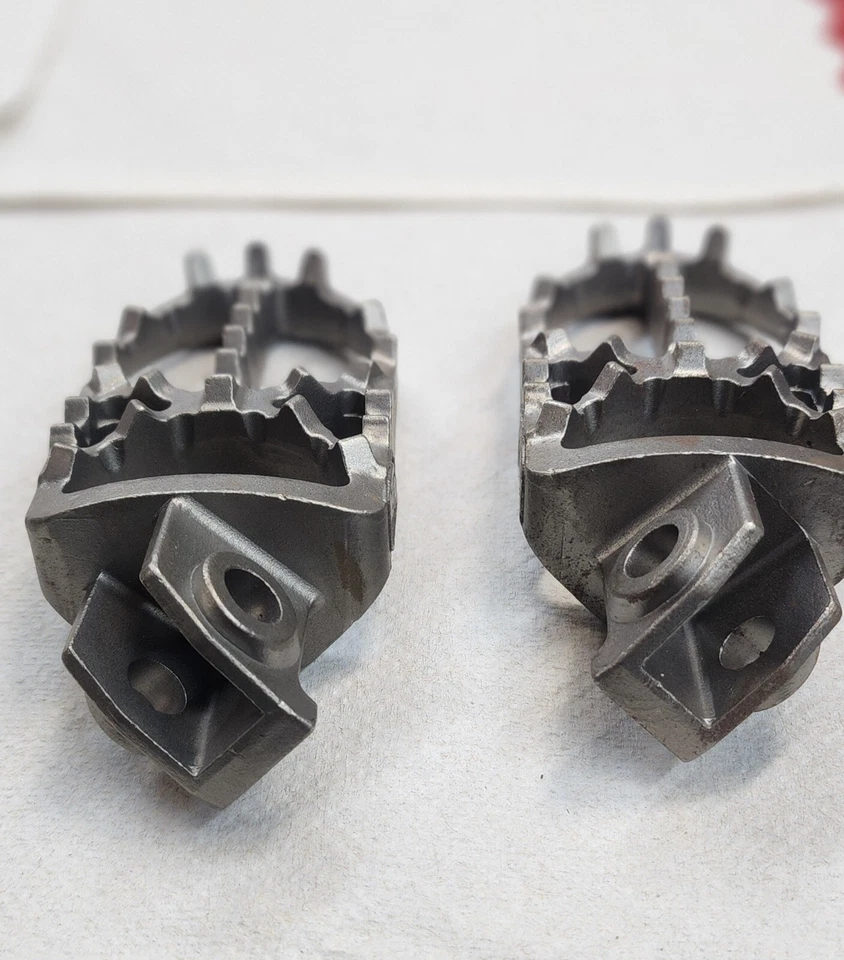 Par de estriberas MSR acero inoxidable convexo Sherco 10 - 24, 16 - KTM antiguo Foto 3 de 3